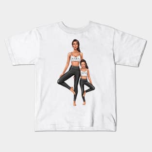 Mommy and Me Yoga Time Kids T-Shirt